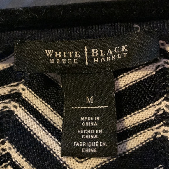 WHBM geometric pattern knit tunic - Picture 7 of 13